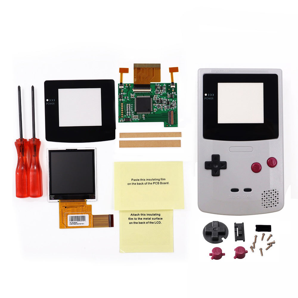 8 Color Mode GBC 2.2 inch LCD Screen Kits With 2 Sensor Adjustment Brightness Backlight Screen For GameBoy Color GBC