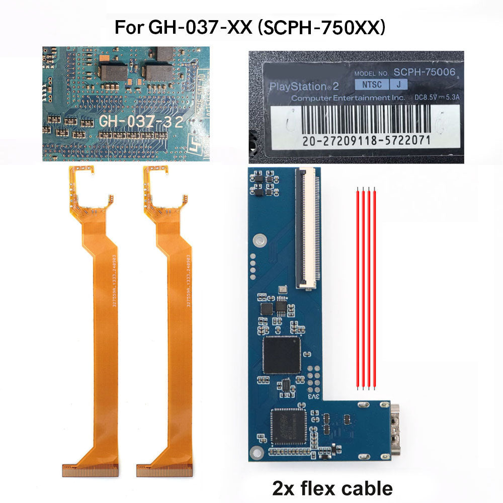 Hispeedido For PS2 Slim Digital HDMI Mod Kit Digital to Digital HDMI Kit For PS2 Slim Console
