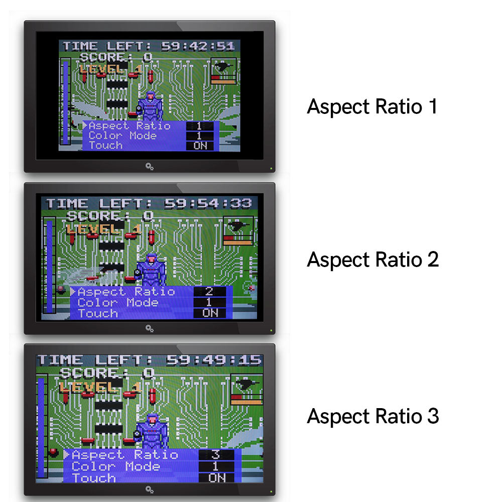 HISPEEDIDO For Atari LYNX 1st 720P HDMI IPS LCD Kits, 3.5 inch 640*480 Touch Control HD Screen Replacement Kits Console Spares