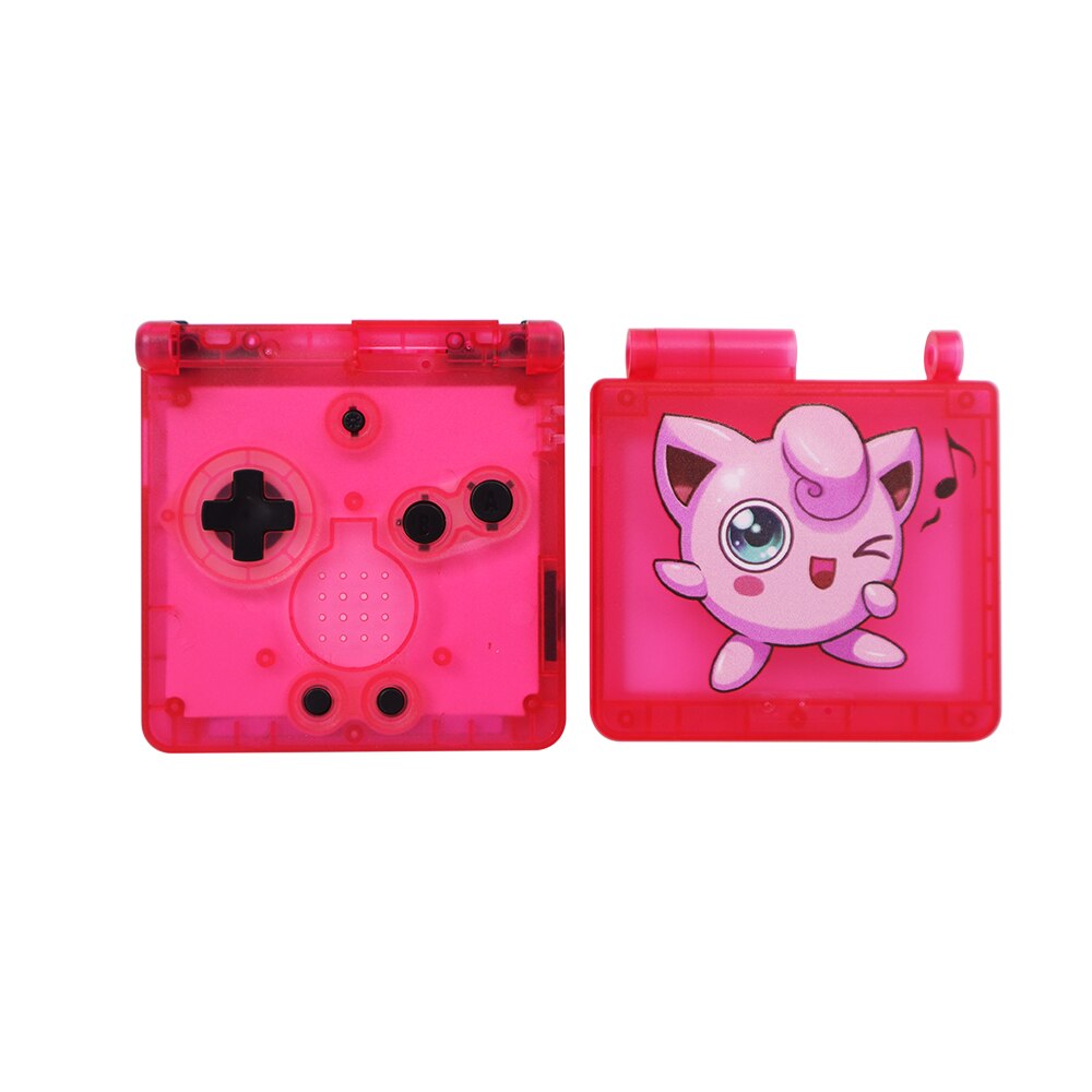 Colorful UV New Housing Shell For Gameboy Advance SP GBA SP Console Replacement Plastic Case