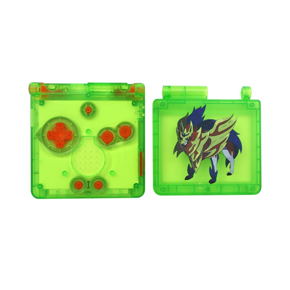 Colorful UV New Housing Shell For Gameboy Advance SP GBA SP Console Replacement Plastic Case