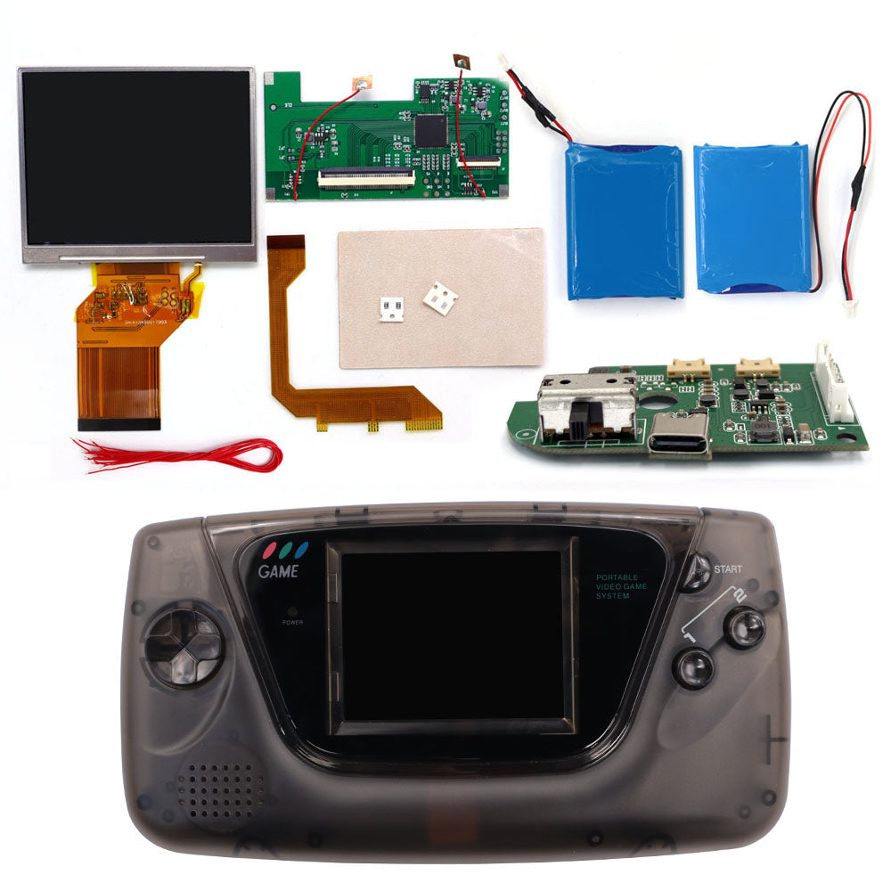 3.5 inch 8 color Touch Control Backlight LCD Display Screen For Sega Game Gear GG , Mod Kits DIY Updated Console