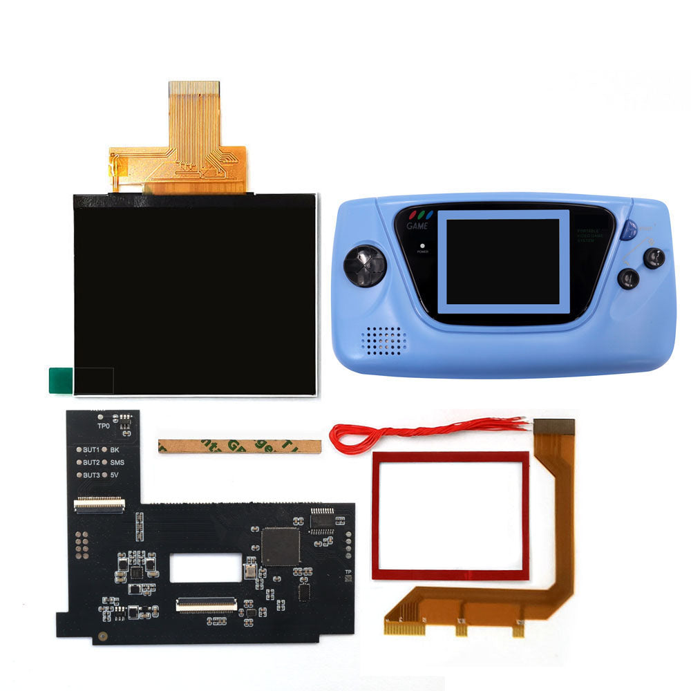 Laminierter AMOLED-OLED-Touchscreen, Drop-in-Einbau, eingebautes OSD, Retro-Pixel-Bildschirm, einfache Installation für GBC GameBoy Color mit vorgeschnittener Hülle
