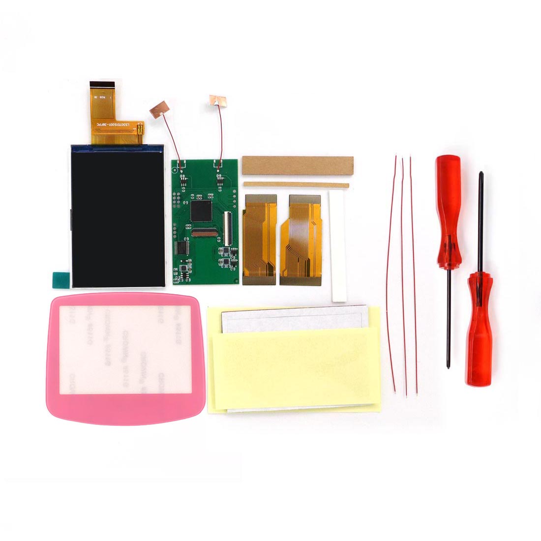 Multi color lens V5 upgrade HD High defination Drop In 3.0" 3 inch Highlight 720*480 720x480 Retro pixel OSD Menu IPS LCD kit for GBA Advance