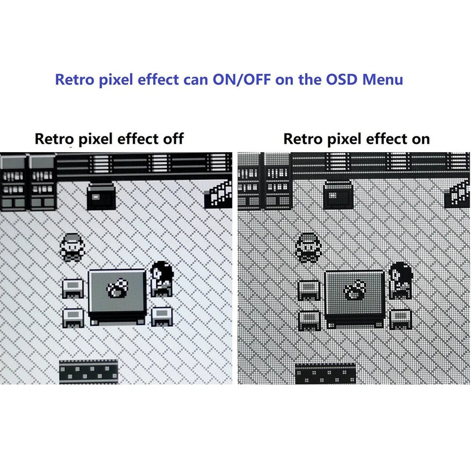 Q5 5 Level Brightness 8 Color Mode IPS Backlight LCD GameBoy Pocket GBP Console