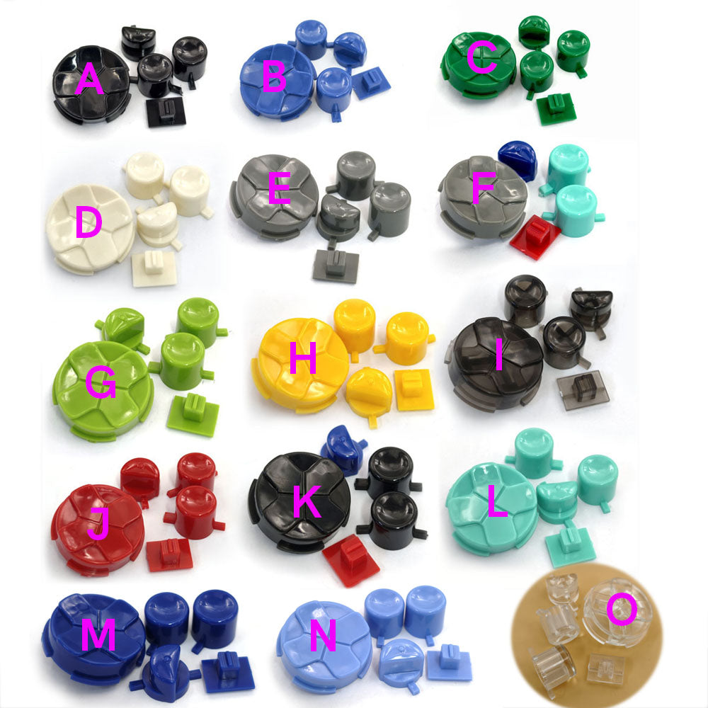 Multi Colors For SEGA Game Gear GG Console Original Quality New Buttons Set with Rubber Pads