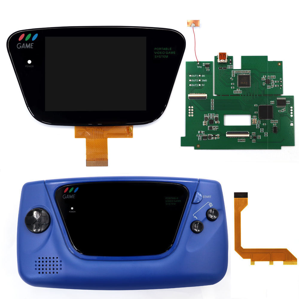 HDMI Play on TV For SEGA GG 3.5" Laminated LCD IPS Screen 640x480 HD Retro Pixel Kit For For SEGA Game Gear For SEGA GG Console W/Housing Shell