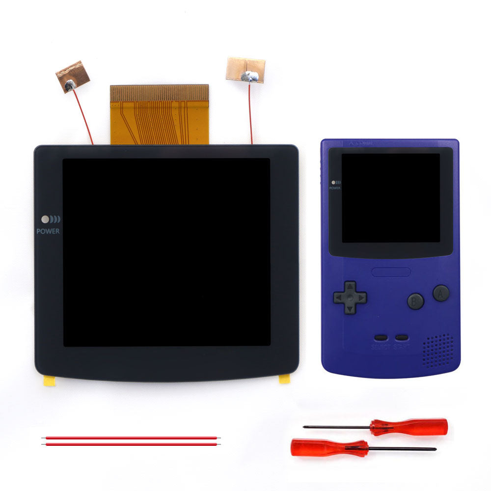 2026 2.8" Laminated IPS LCD For GBC 480x432 Integer Scaling Backlight Retro Pixel KIT For Game boy Color w/Shell