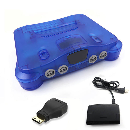 Hispeedido Clear Blue Retrofit N64 Digital HDMI MOD Console N64 HDMI Game Console