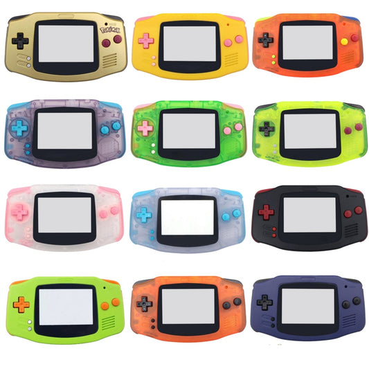 New Housing Shell For Game boy Advance GBA Console Replacement Plastic Case Full set Fits For Laminated V5 ,V2 Screen