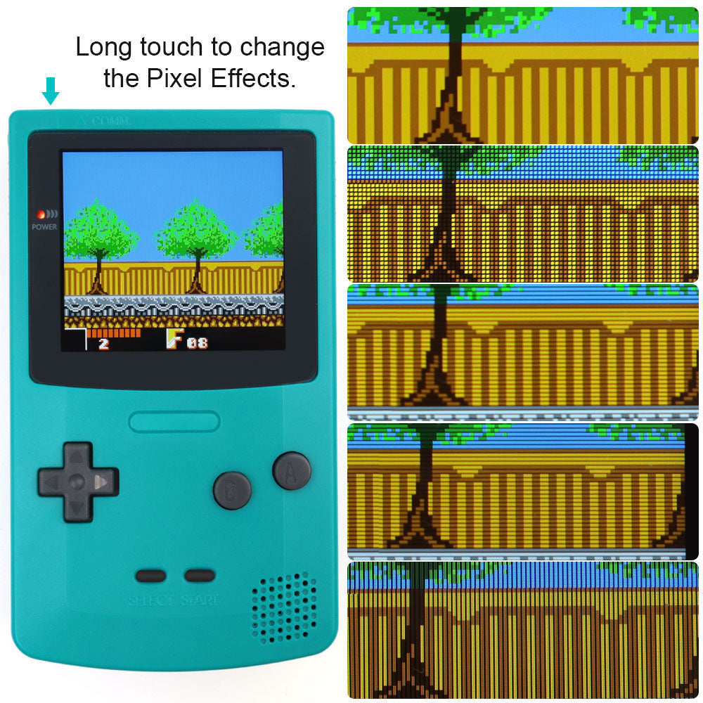 2026 Black White 2.8" Laminated IPS LCD For GBC 480x432 Integer Scaling Backlight Retro Pixel KIT For Game boy Color