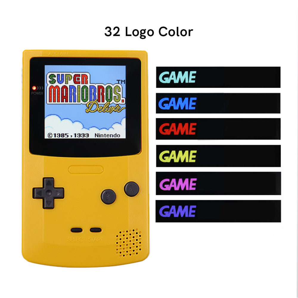 720P Retro Pixel HDMI-compatible IPS Backlight LCD Kit W/Pre-cut Shell For GBC