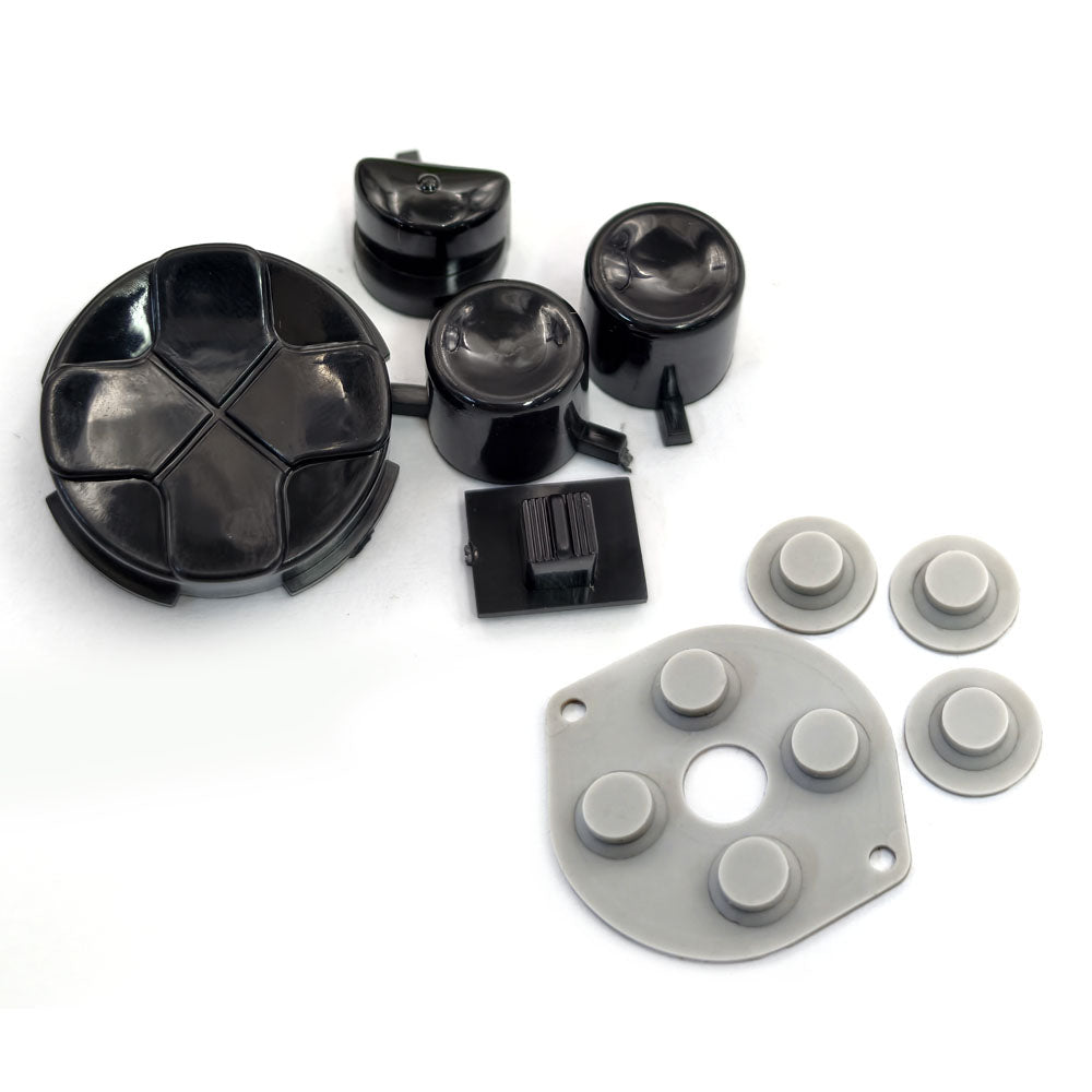 Multi Colors For SEGA Game Gear GG Console Original Quality New Buttons Set with Rubber Pads