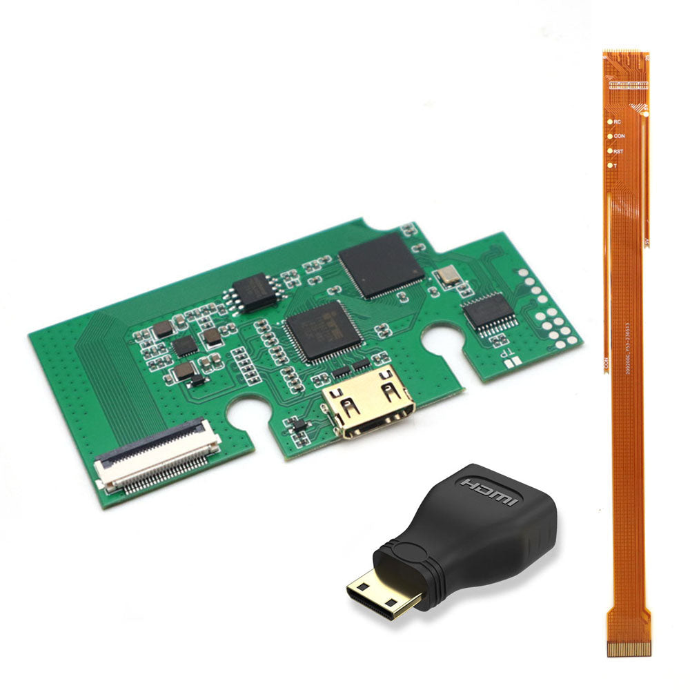 HISPEEDIDO For N64 Digital HDMI Mod Kits Transfer Port PCB Sets Play Games on TV, Game Console Spares 3 Aspect Ratio