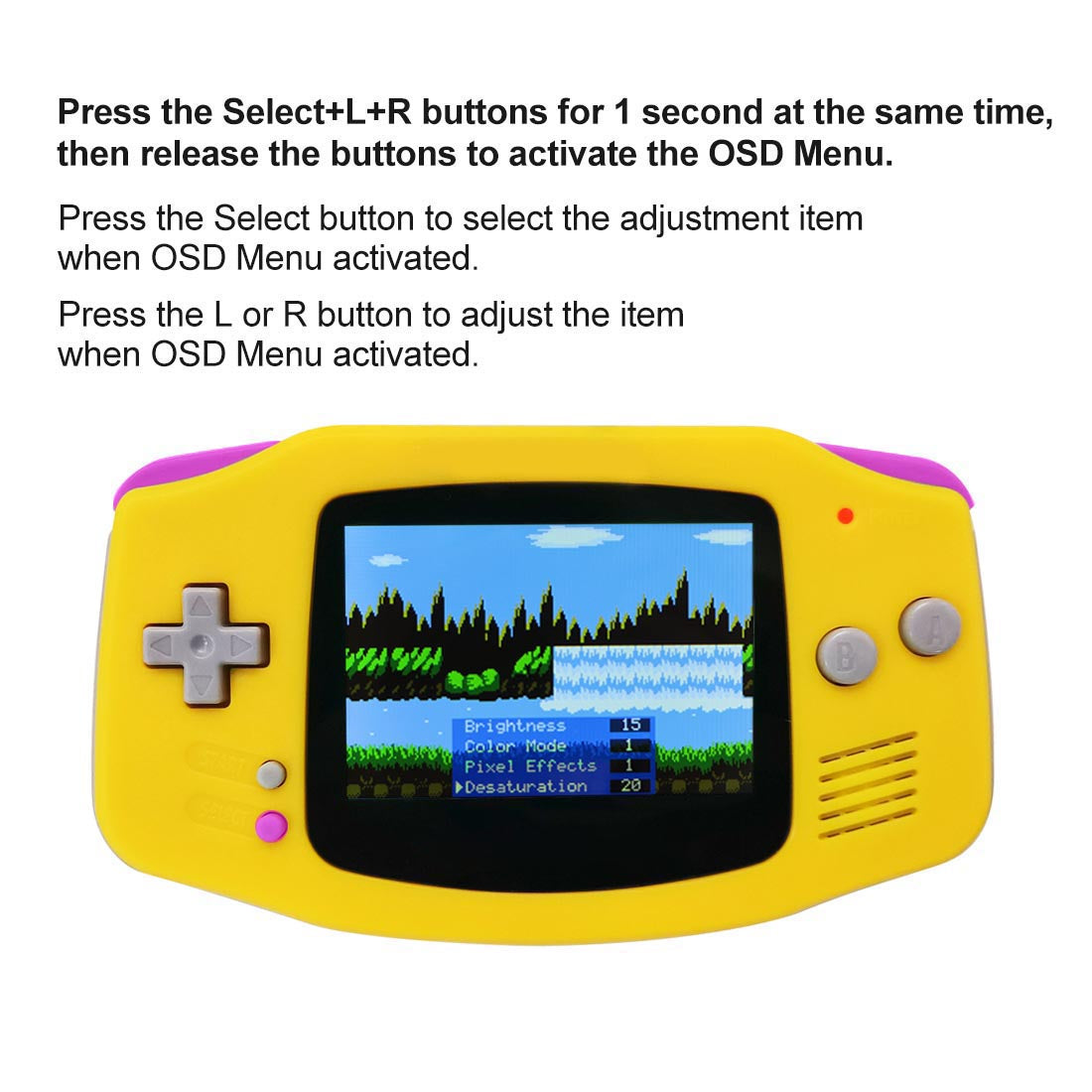 Multi Color Lens Pre-Laminated IPS 3.0 inch V5 Drop in Screen For GBA LCD Kits for Gameboy Advance GBA