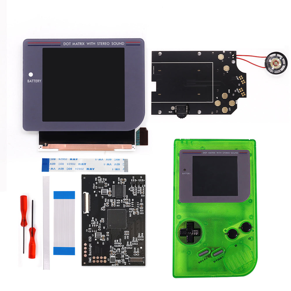 Newest Laminated Q5 3.1 inches Larger Display HD IPS RIPS Screen OSD FRM For GBO DMG LCD Kits Housing Shell Case