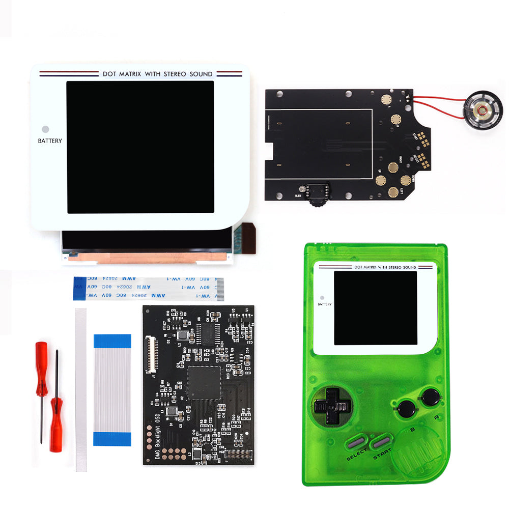 Black/White Laminated Q5 3.1 inches Larger Display HD IPS RIPS Screen OSD FRM For GBO DMG LCD Kits Housing Shell Case