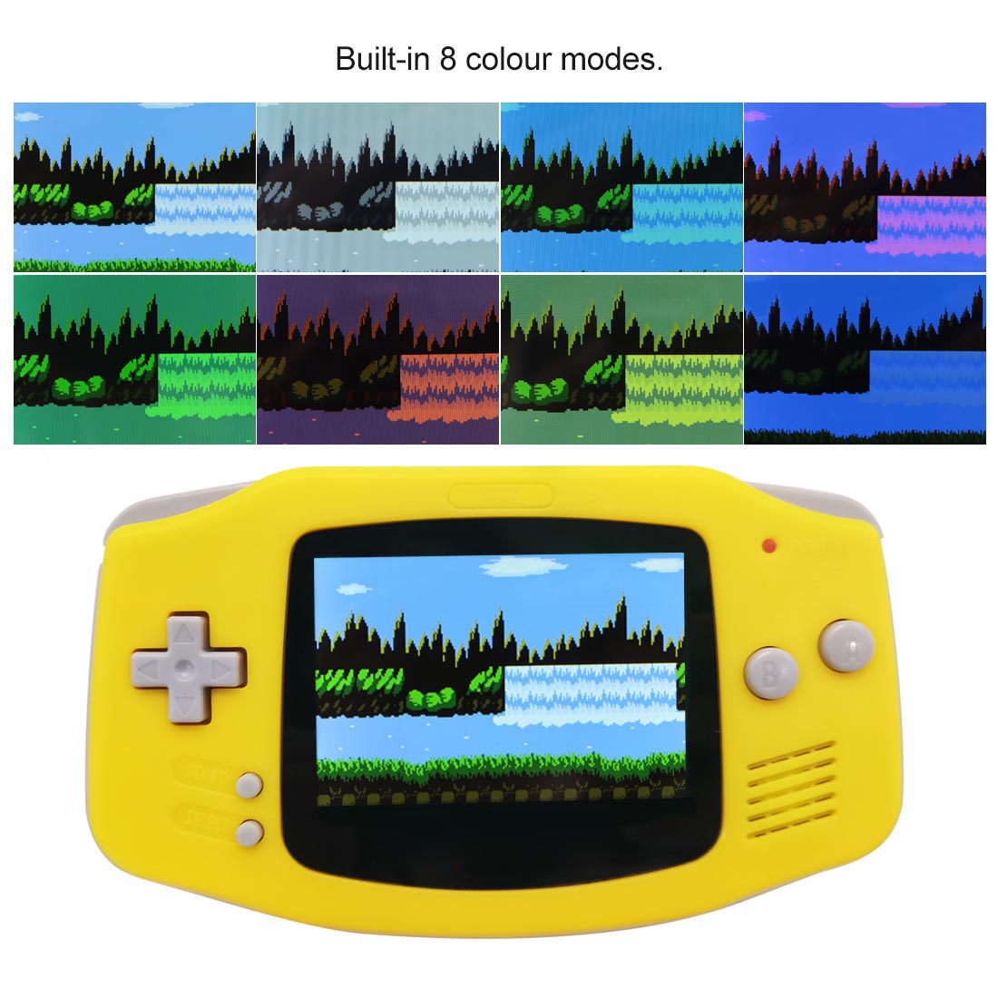 Multi Color Lens Pre-Laminated IPS 3.0 inch V5 Drop in Screen For GBA LCD Kits for Gameboy Advance GBA