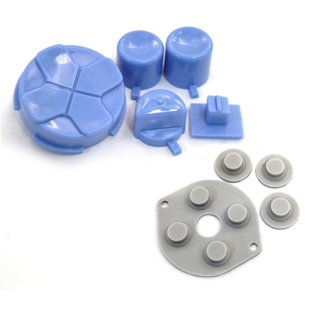 Multi Colors For SEGA Game Gear GG Console Original Quality New Buttons Set with Rubber Pads