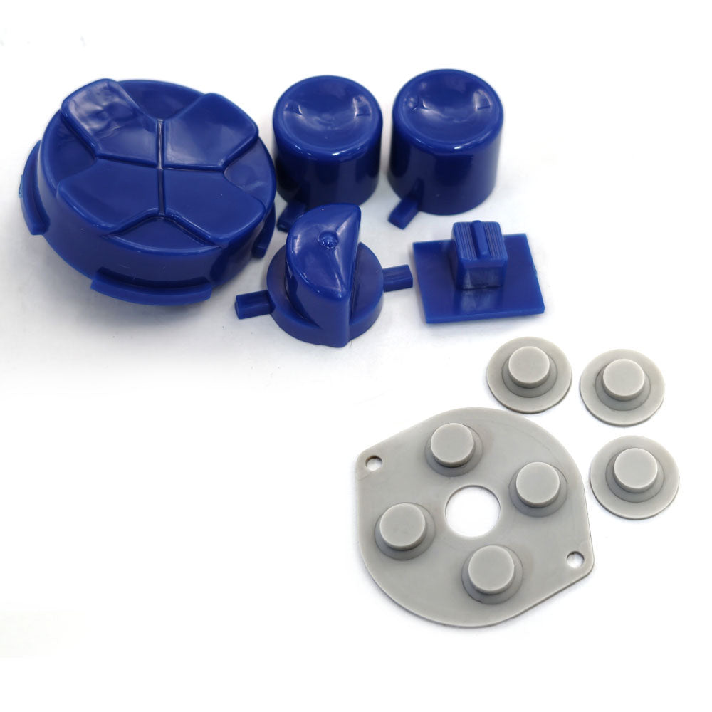 Multi Colors For SEGA Game Gear GG Console Original Quality New Buttons Set with Rubber Pads