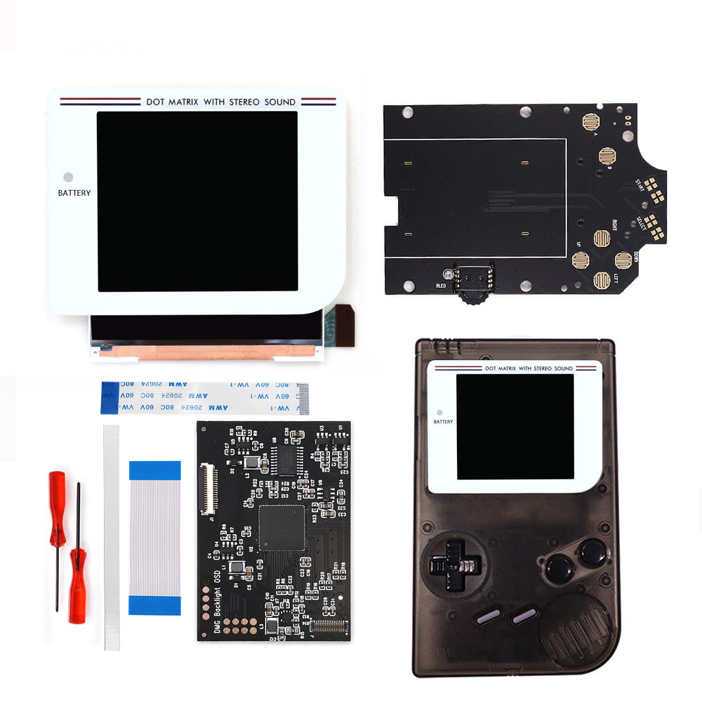 Newest Laminated Q5 3.1 inches Larger Display HD IPS RIPS Screen OSD FRM For GBO DMG LCD Kits Housing Shell Case