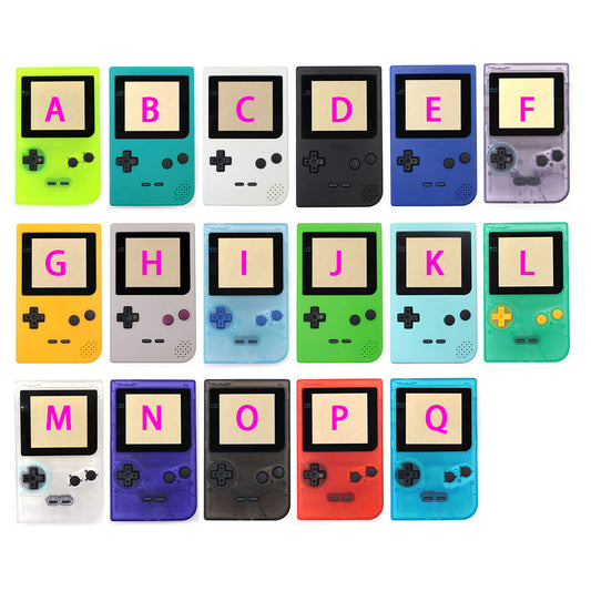 GBP Replacement Housing Shell For Hispeedido GBP Q5 IPS LCD /2.8" Laminated kit W/Buttons Conductive Pads For Gameboy Pocket GBP