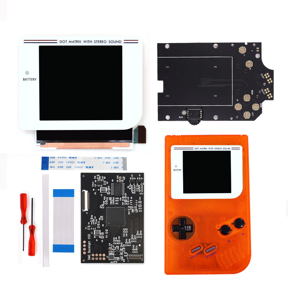Newest Laminated Q5 3.1 inches Larger Display HD IPS RIPS Screen OSD FRM For GBO DMG LCD Kits Housing Shell Case