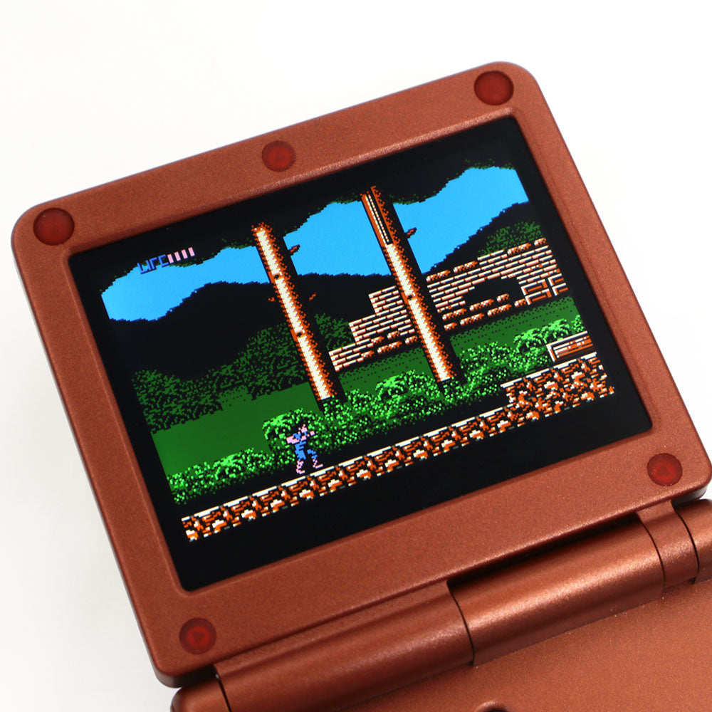 Black GBA SP V5 Backlit IPS Screen Game Console Menu OSD 15 Level Game Boy Advance SP Game Console