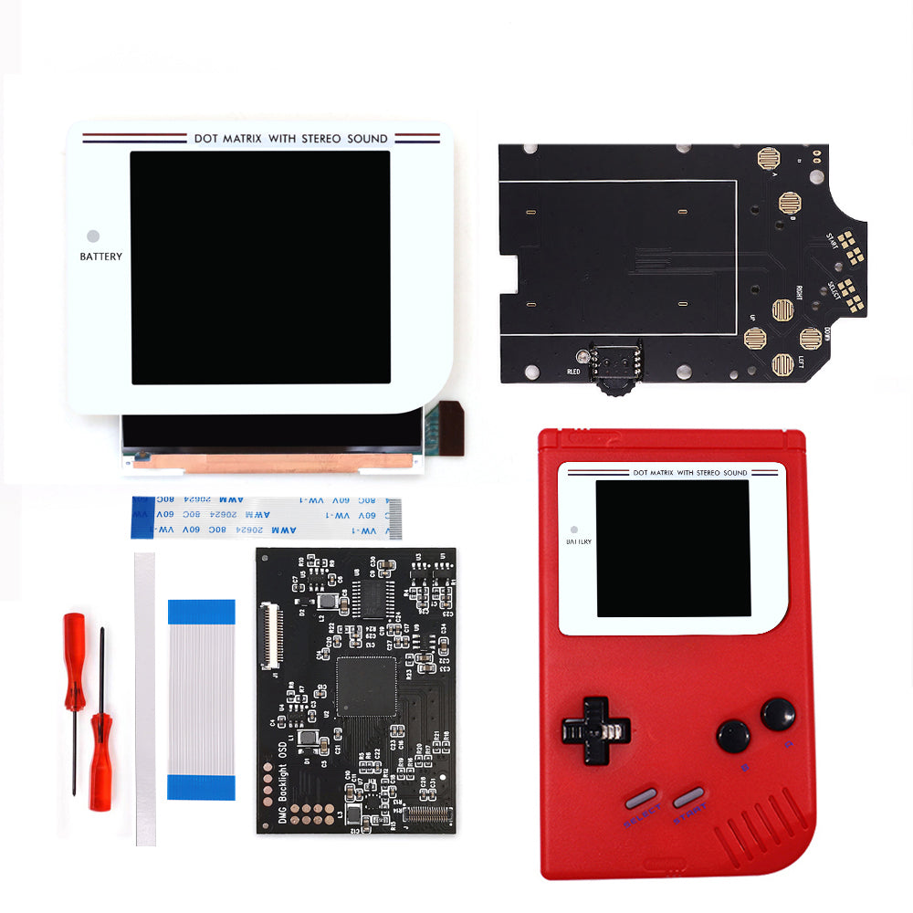 Newest Laminated Q5 3.1 inches Larger Display HD IPS RIPS Screen OSD FRM For GBO DMG LCD Kits Housing Shell Case
