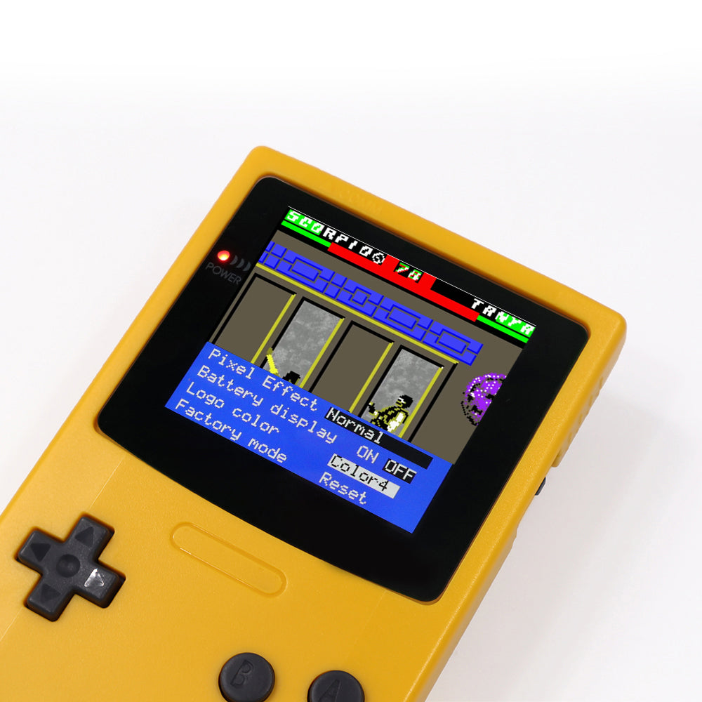 720P Retro Pixel HDMI-compatible IPS Backlight LCD Kit W/Pre-cut Shell For GBC