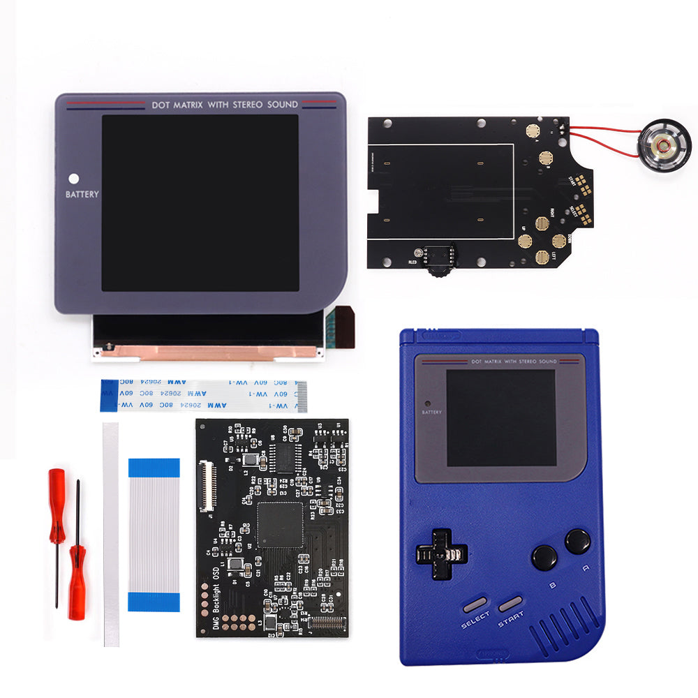 Newest Laminated Q5 3.1 inches Larger Display HD IPS RIPS Screen OSD FRM For GBO DMG LCD Kits Housing Shell Case