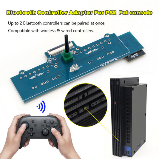 For PS2 Fat iBlueControlMod Bluetooth Wireless Controller Internal Adapter PCB Board Bluetooth Gamepad Adapter