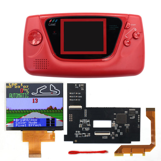 For Sega GG LCD Highlight Screen Kit 3.5" 640*480 Retro Pixel HD IPS Backlight LCD display For Game Gear Console TV HDMI Output