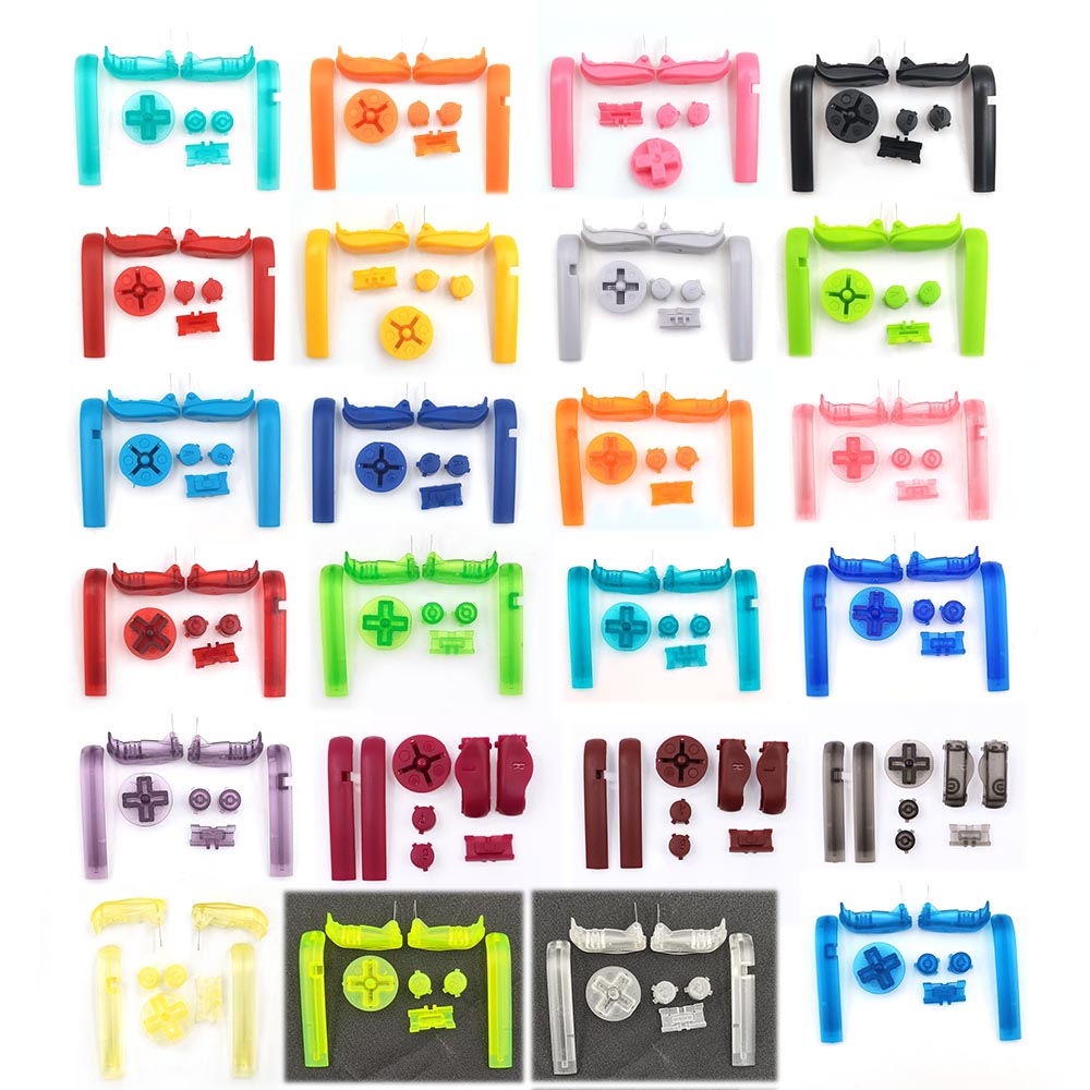 For GBA D Pads Power ON OFF Buttons AB Colorful L R Buttons Keypads For Gameboy Advance Buttons