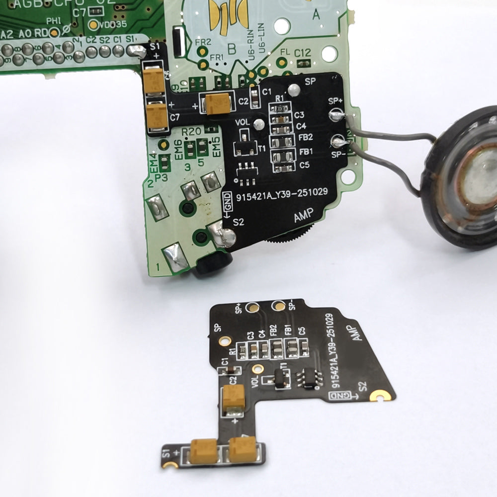 For GBA SP/GBA  AGS-001/101 Volume Up Sound Speaker Amplifier Enhancement Module AMP Mod FPC Cable Board Replacements Spares