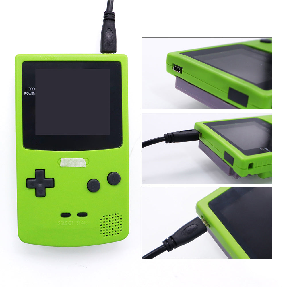720P Retro Pixel HDMI-compatible IPS Backlight LCD Kit W/Pre-cut Shell For GBC