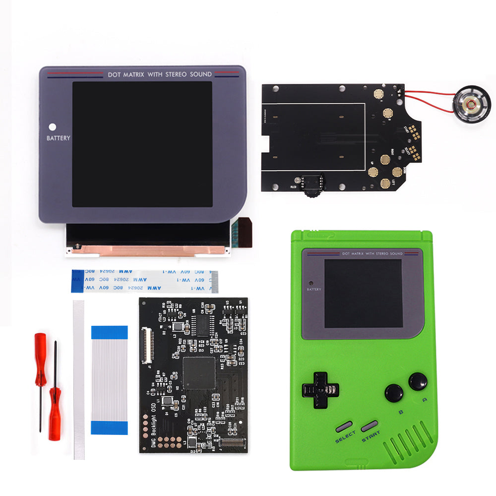 Newest Laminated Q5 3.1 inches Larger Display HD IPS RIPS Screen OSD FRM For GBO DMG LCD Kits Housing Shell Case