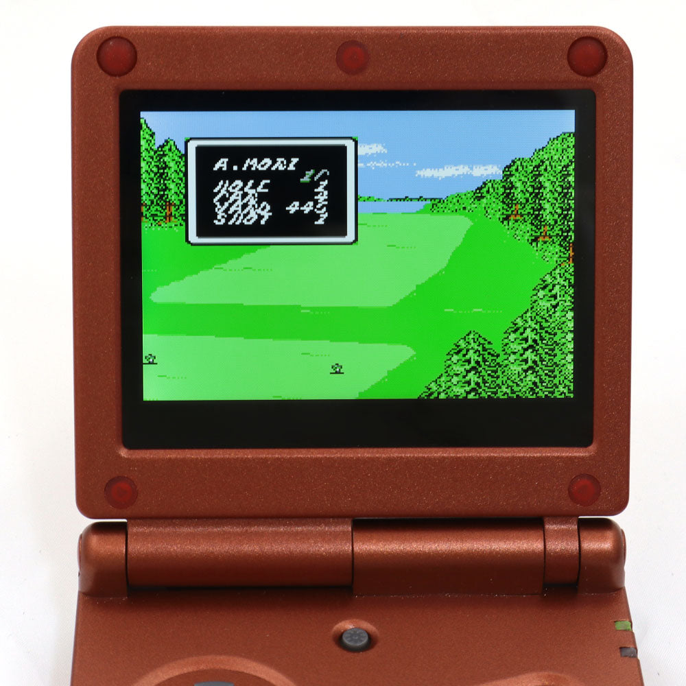 Red Refurbished Game Boy Advance GBA SP V5 Backlit IPS Screen Game Console Menu OSD 15 Level Game system