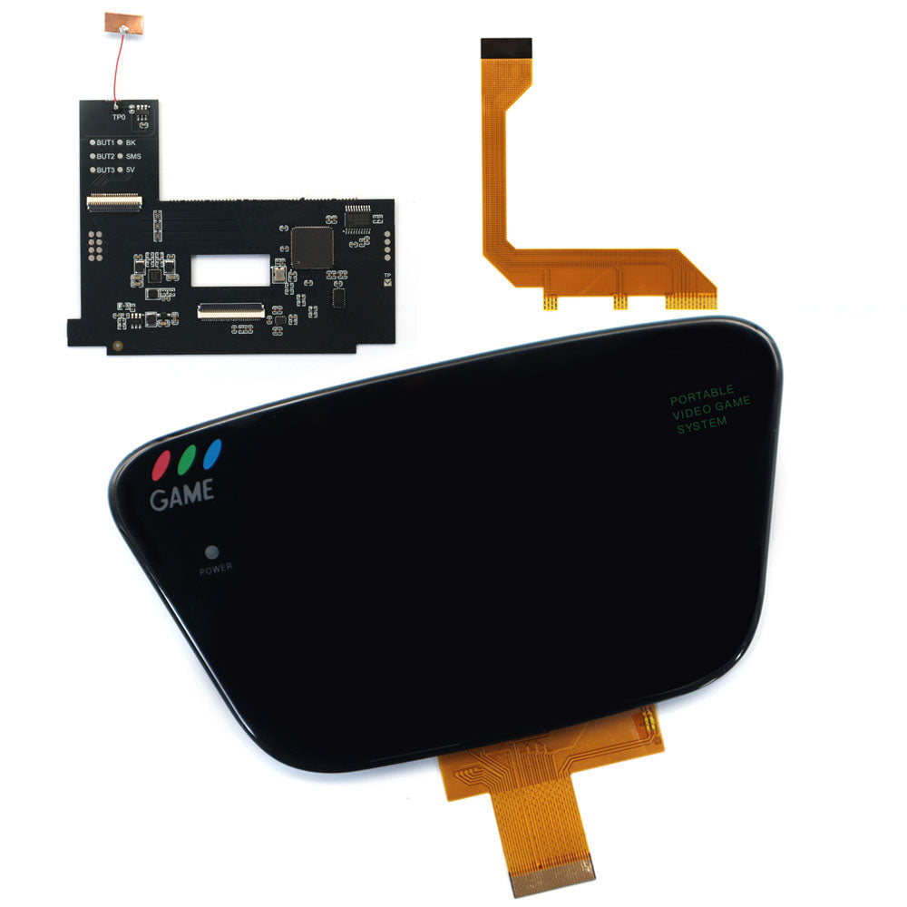 For SEGA GG 3.5" Laminated LCD IPS Screen 640x480 HD Retro Pixel Kit For For SEGA Game Gear For SEGA GG Console W/Housing Shell