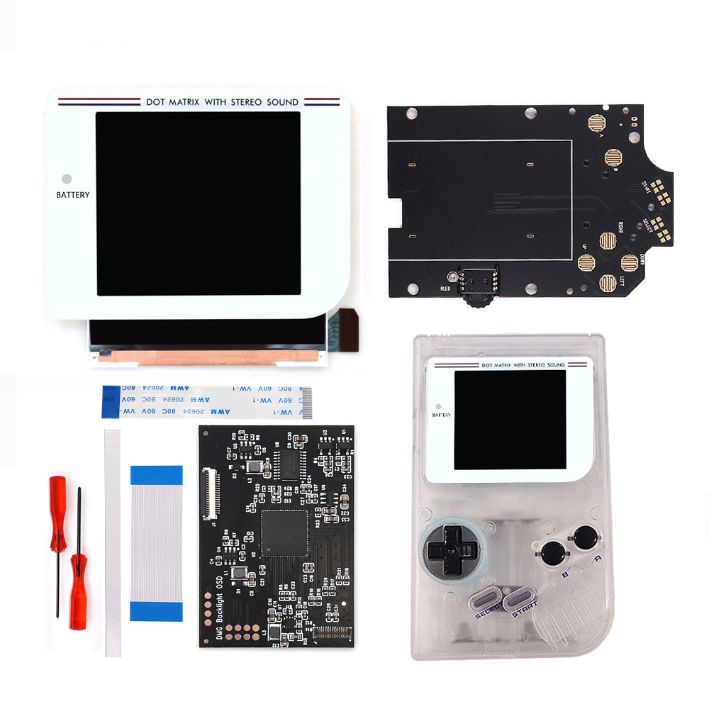 Newest Laminated Q5 3.1 inches Larger Display HD IPS RIPS Screen OSD FRM For GBO DMG LCD Kits Housing Shell Case