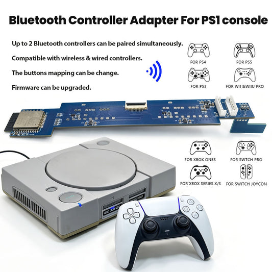 New iBlueControlMod Bluetooth Wireless Controller Internal Adapter PCB Board For PS1 Console Bluetooth Gamepad Adapter PCB