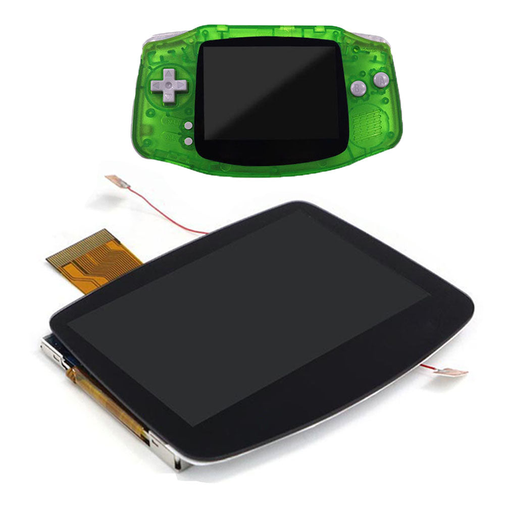 HISPEEDIDO Pre -laminated V5 HD 720x480 Drop-in Screen for GBA IPS LCD Kits Replacements Housing Shell