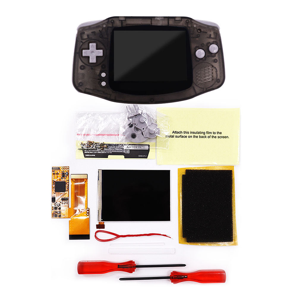 HISPEEDIDO IPS GBA V2 LCD Display 10 Levels High Brightness Backlight LCD for Game boy Advance Console V2 version with pre-cut housing（副本）