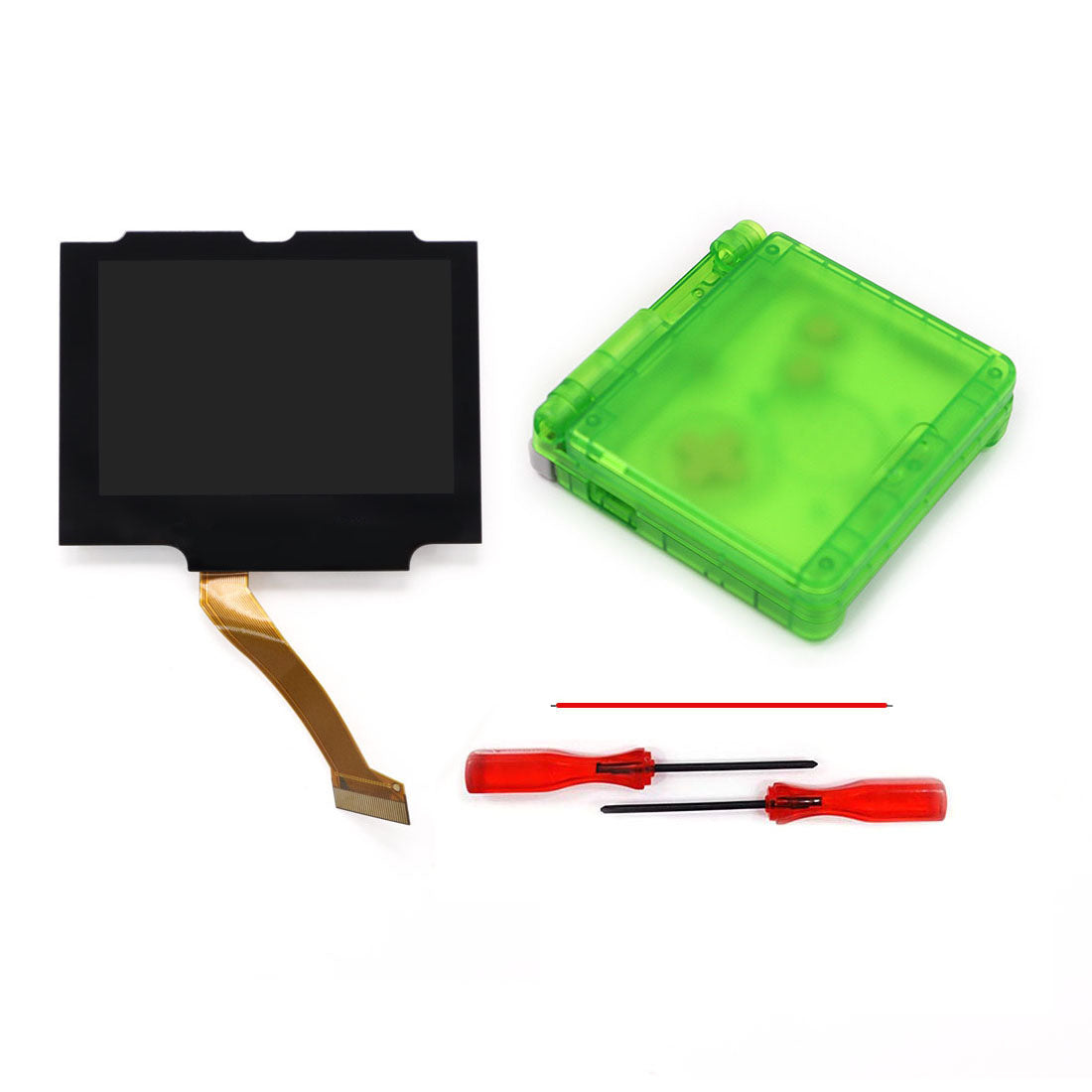 HISPEEDIDO V5 Drop in Pre-Laminated IPS 3.0 inch Screen For GBA SP LCD Kits for Gameboy Advance SP with New Case Housing Shell