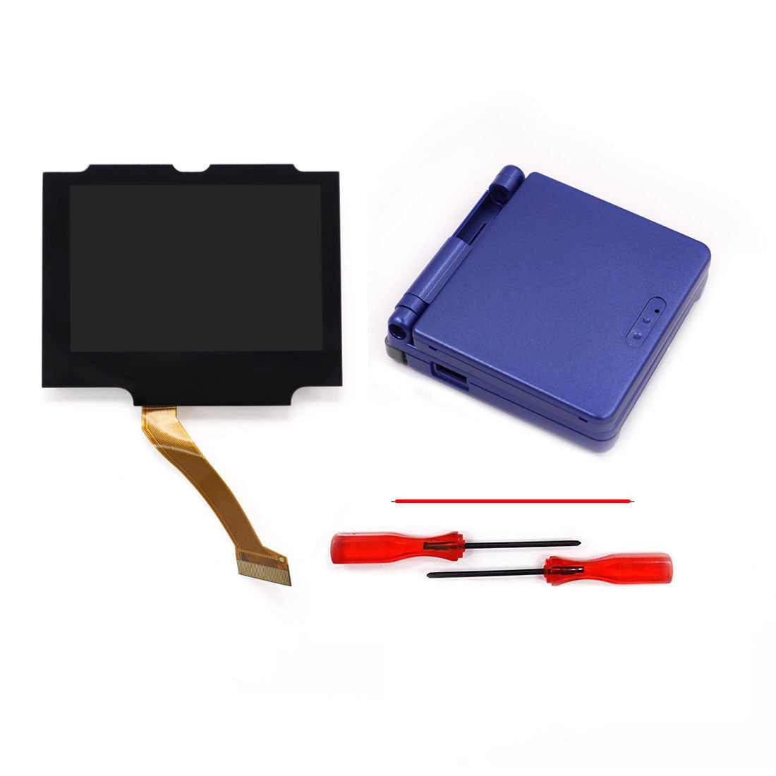 HISPEEDIDO V5 Drop in Pre-Laminated IPS 3.0 inch Screen For GBA SP LCD Kits for Gameboy Advance SP with New Case Housing Shell