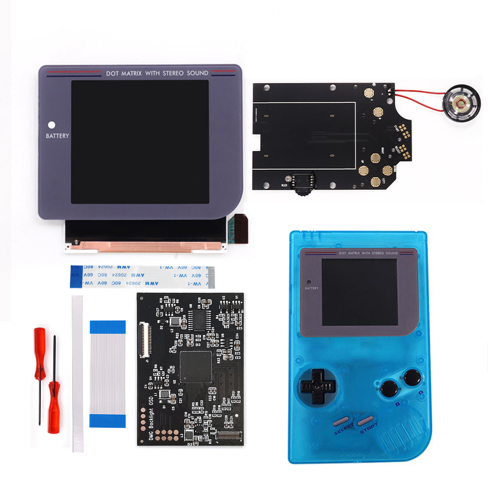 Newest Laminated Q5 3.1 inches Larger Display HD IPS RIPS Screen OSD FRM For GBO DMG LCD Kits Housing Shell Case