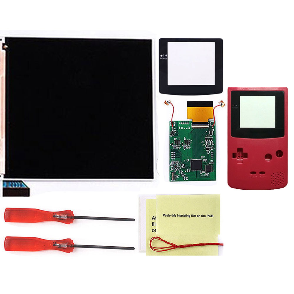 HISPEEDIDO Q5 IPS Highlight Screen For GBC LCD Display IPS Screen Mod Kits replacement Screen