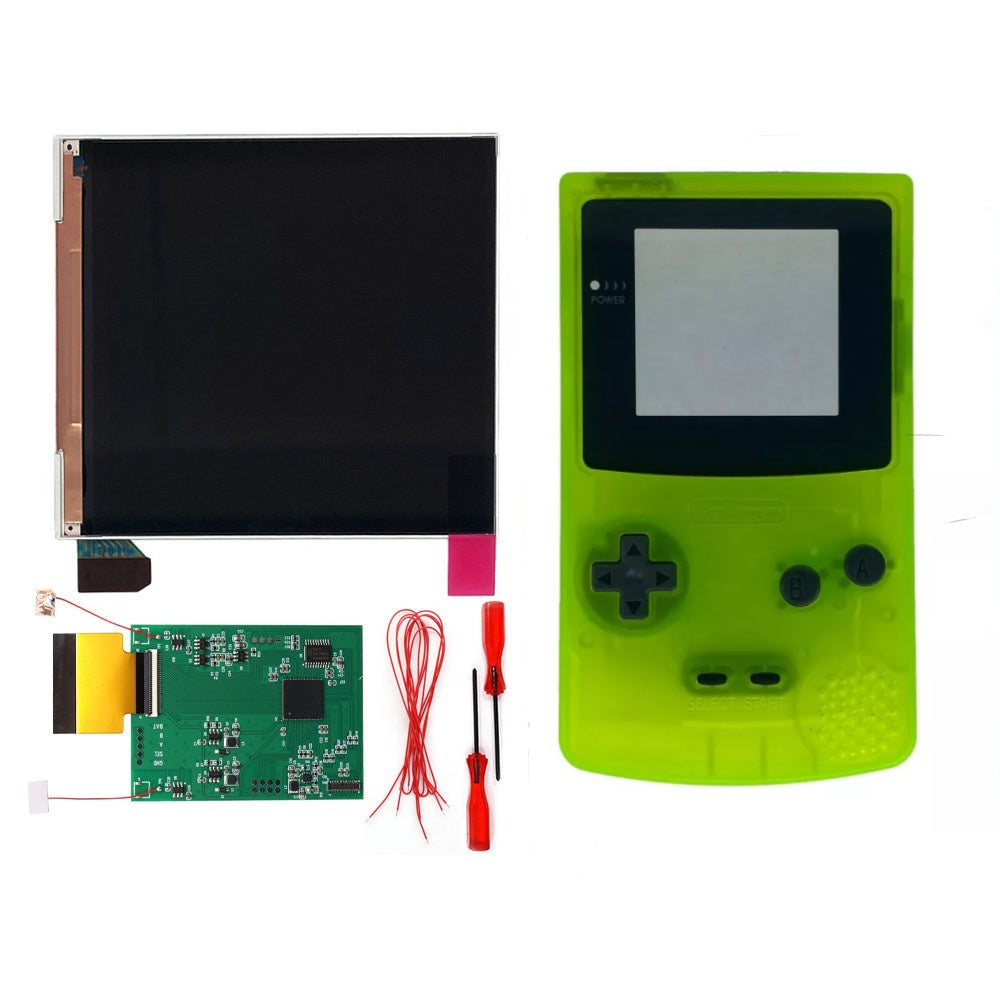HISPEEDIDO Q5 IPS Highlight Screen For GBC LCD Display IPS Screen Mod Kits replacement Screen