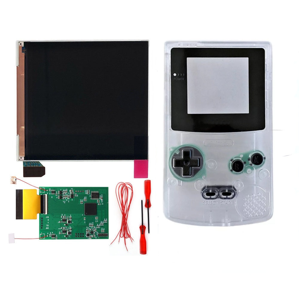 HISPEEDIDO Q5 IPS Highlight Screen For GBC LCD Display IPS Screen Mod Kits replacement Screen
