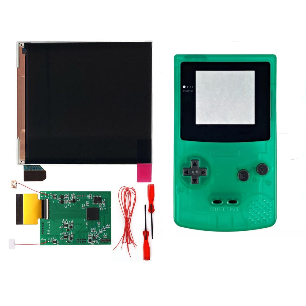 HISPEEDIDO Q5 IPS Highlight Screen For GBC LCD Display IPS Screen Mod Kits replacement Screen